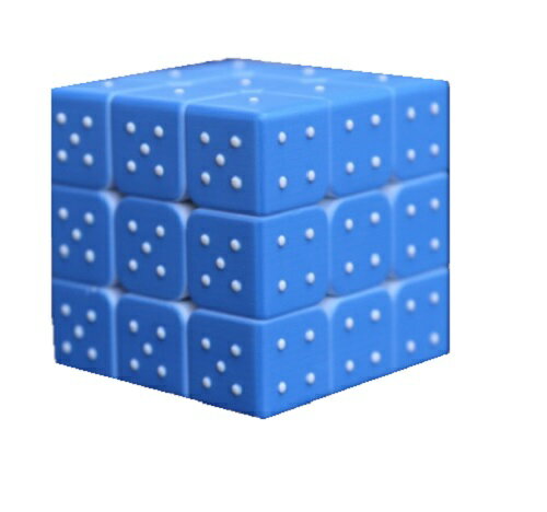 点数字 IQキューブ 3×3 パズル立体キューブ IQ 指の間隔を鍛える Cube 点字 おもちゃ 知育玩具 頭の運動 新品 送料無料