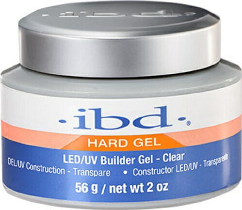 【最大3％OFF】 ジェルネイル IBD ハードジェル LED＆UV対応 ビルダージェル クリア clear 2oz 56g ネイリスト セルフネイル Builder Gel ビルダークリア ネイル ネイルグッズ 新品 送料無料 NEWボトル