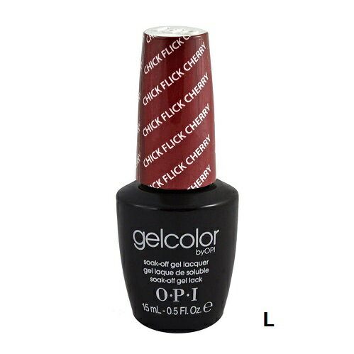 【最大3％OFF】 新品 送料無料 OPI gelcolor ジェルカラー Chick Flick Cherry GC H02 15ml オーピーアイ ジェルカラー LED ジェルネイル ネイルカラー ネイリスト セルフネイル ネイルグッズ 1