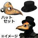 マスク+ハット セット マスカレード ドクターマスク アクトミーンズ フィラーバンピー ペストフルマスク ベストマッチ 仮面 仮装パーティー 男女兼用 パーティ...