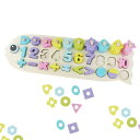 【最大3%OFF】 知育玩具 円柱差し おもちゃ お魚フレーム 楽しくお勉強 カラフル ブロックパズル ナンバー 記号 セット フィッシュ 木製のおもちゃ 児童...