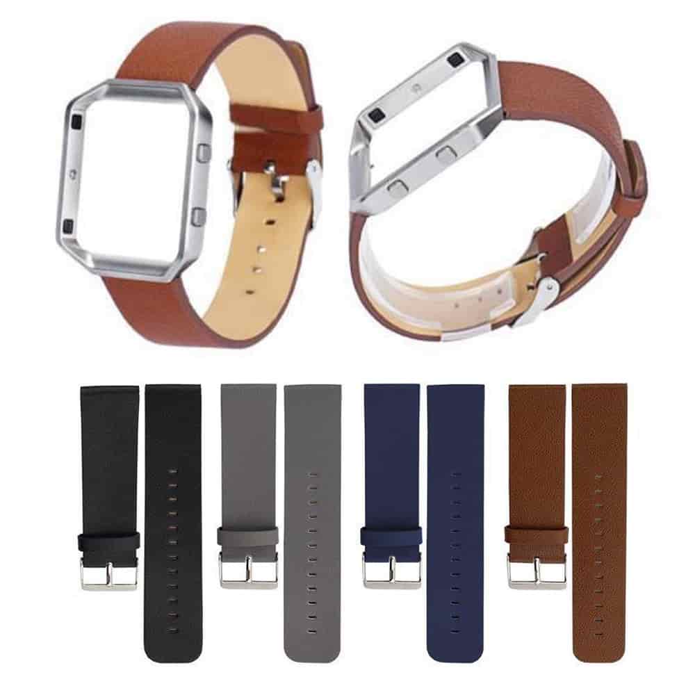 ں3OFF ̵  Fitbit Blaze ѥХ ե쥶 L եåȥӥå ֥쥤 Blaze Leather Replacement Band OEM ɴ 򴹥Х