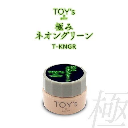 【最大3％OFF】 TOY's × INITY 極みネオングリーン T-KNGR 5g カラージェル ネオンカラー 均一に広がるテクスチャー ジェルネイル ソークオフタイプ ソフトジェル ネイルカラー デザイン ネイルアート セルフネイル ネイル用品 日本製 トイズバイアイニティ 新品 送料無料