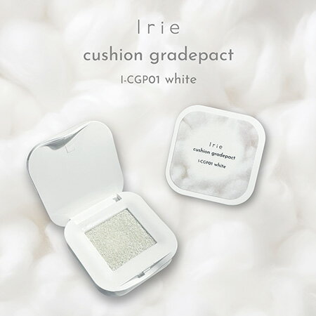 【最大3％OFF】 アイリー Irie クッショングラデパクト ホワイト 3.8g グラデーションジェル カラージェル スポンジネイル ポンポン チークネイル ソフトジェル マット ソークオフ ジェルネイル LED UV ネイルアート セルフネイル ネイルサロン ネイル用品 新品 送料無料