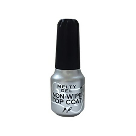 【最大3％OFF】 MELTY GEL ノンワイプトップコート 14g ボトルタイプ 刷毛タイプ ジェルネイル トップ..