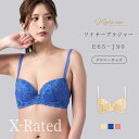 X-Rated ミスティックローズ ブラジャー(E65-J90) エックスレイテッド 単品 ショーツセット 大きいサイズ グラマー 補正下着 補整下着 下着 ランジェリー 勝負下着 美胸 脇高 豪華 ゴージャス おしゃれ 高級 女性下着 エレーヌ 母の日
