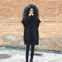 2点で7 OFFクーポン レディース 韓国ファッション フード付き ファーコート ショート アウター 秋 冬 長袖 学生 オフィス 防寒 オルチャンファッション ブラック 黒 S M L XL 2XL 3XL 4XL ビックサイズ