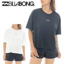 ネコポス発送! 送料無料 半袖ラッシュガード ビラボン BILLABONG レディース COTTON LIKE RASH CROPPED TEE RASH 半袖...