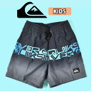 35 off サーフパンツ キッズ クイックシルバー QUIKSILVER ジュニア 男の子 子供 WORDBLOCK VOLLEY BOY 12 KIDS 水着 ロゴ ボードショーツ ジャムショーツ 海水パンツ 海パン スイムウェア スイミング 水泳 プール 海水浴