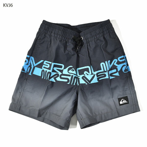 サーフパンツ キッズ クイックシルバー QUIKSILVER ジュニア 男の子 子供 WORDBLOCK VOLLEY BOY 12 KIDS 水着 ロゴ ボードショーツ ジャムショーツ 海水パンツ 海パン スイムウェア スイミング 水泳 プール 海水浴 2022春夏新作 25%off