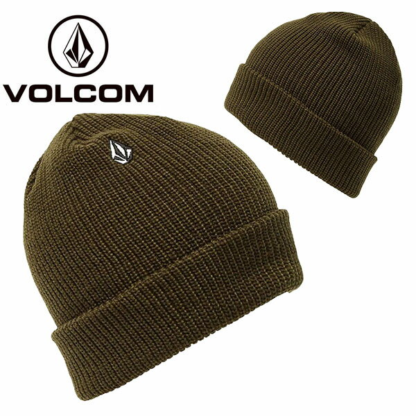 ゆうパケット対応可能！ ニット帽 VOLCOM ボルコム メンズ FULL STONE BEANIE ビーニー ニットキャップ 帽子 防寒 折り返し スノーボード スノボ スキー アウトドア D5832101 20%off