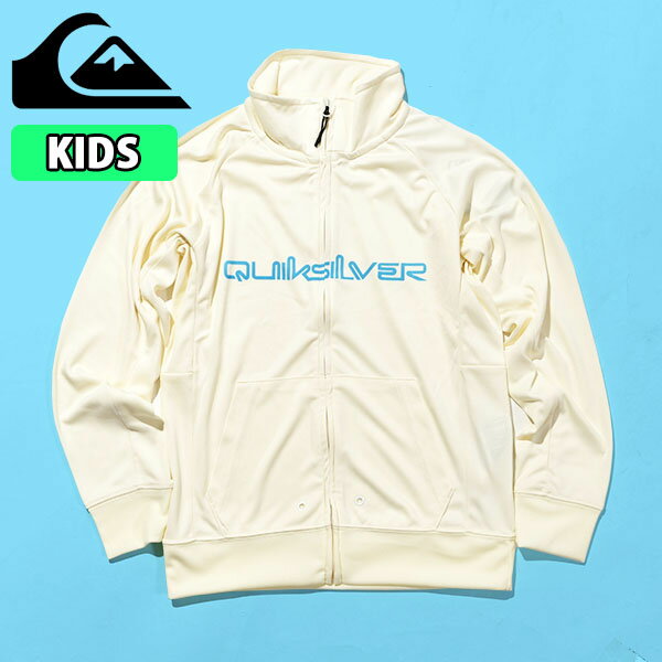 ■商品コメント &nbsp; QUIKSILVER（クイックシルバー）KIDS 男の子・男児・子ども用 KLY221114 着替えやすいジップアップタイプのラッシュガード。 無地に配色ロゴをプリントしたシンプルかつスポーティなデザインです。 環境を配慮しリサイクル素材のREPREVEポリエステルを使用。 UPF50+に加え、ロングスリーブとハイネックで紫外線対策に最適なアイテムです。 ポリエステルインターロック生地の柔らかな風合いと軽やかな着用感が嬉しいラッシュガードです。 上着感覚でさっと羽織れるジップアップタイプは着脱しやすいのも魅力。 マリンスポーツやアウトドアなど屋外の活動で役立つUVカット機能付きです。 UPF50+の紫外線防止効果やラッシュガードの速乾機能を併せ持った水陸両用仕様が魅力。 使い道は自由自在、サーフィン、プール、海水浴、外遊び、アウトドア、キャンプ、夏フェス…何でもOK！ フロントのポップなロゴでカジュアルなこなれ感もぐんとアップさせました。 UVカットアイテムとしていまや必需品のアイテムです。 100/身幅:33.5・着丈:37・裄丈:50.5cm 110/身幅:37・着丈:40.5・裄丈:53cm 120/身幅:38・着丈:44.5・裄丈:56cm 130/身幅:40.5・着丈:47・裄丈:58.5cm 140/身幅:42.5・着丈:52・裄丈:64cm &nbsp; ■商品詳細 &nbsp; ■ブランド QUIKSILVER（クイックシルバー） ■商品名 OMNI HOOD ZIP KIDS ■品番 KLY221114 ■素材 ポリエステル100％ ■サイズ 100/身幅:33.5・着丈:37・裄丈:50.5cm 110/身幅:37・着丈:40.5・裄丈:53cm 120/身幅:38・着丈:44.5・裄丈:56cm 130/身幅:40.5・着丈:47・裄丈:58.5cm 140/身幅:42.5・着丈:52・裄丈:64cm &nbsp; ■商品カラーにつきまして &nbsp; 可能な限り商品色に近い画像を選んでおりますが、 閲覧環境等により画像の色目が若干異なる場合もございますので、 その旨をご理解された上でご購入ください。 &nbsp; メーカー希望小売価格はメーカー商品タグに基づいて掲載しています