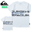 ゆうパケット対応可能！ 送料無料 ラッシュガード キッズ 水陸両用 Tシャツ クイックシルバー QUIKSILVER WORDBLOCK SS YOUTH 半袖キッズ ジュニア 男の子 子供 KIDS UVカット 紫外線対策 ラッシュ ガード サーフィン プール アウトドア 水着 2024春夏新作 10%off