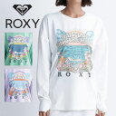 送料無料 ラッシュ Tシャツ レディース ロキシー ROXY 速乾 長袖 DRINK THE WAVE RASH 長袖ラッシュガード ロンT UVカット 水陸両用 紫外線対策 プリントTシャツ トレーニング サーフィン プール 海水浴 ランニング 水着 2024春夏新作 10 off