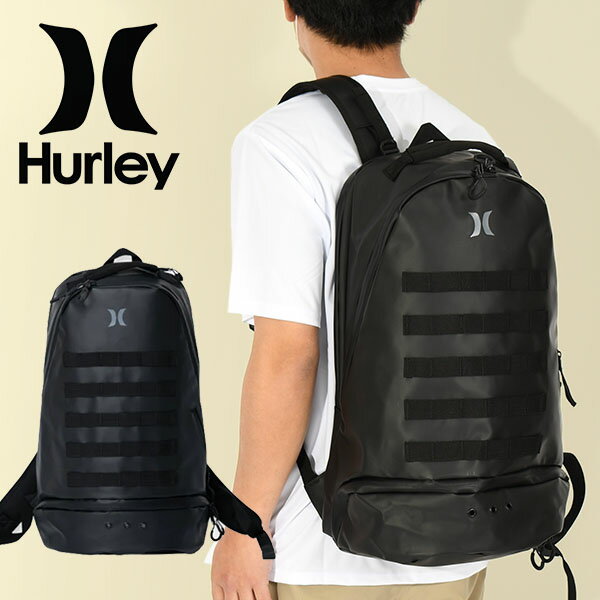 ハーレー 送料無料 リュックサック バックパック HURLEY ハーレー FIRST LIGHT BACKPACK バッグ BAG 防水 メンズ サーフ サーフィン ボディボード プール 海水浴 アウトドア 野外フェス MA7322 2024春夏新作