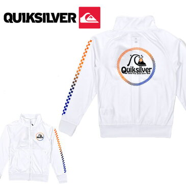 送料無料 長袖ラッシュガード QUIKSILVER クイックシルバー BOTTLE UP STAND ZIP KIDS ホワイト 白 キッズ ジュニア 男の子 子供 ラッシュガード UVカット 紫外線対策 ラッシュ ガード サーフィン プール アウトドア 2020春夏新作 20%off