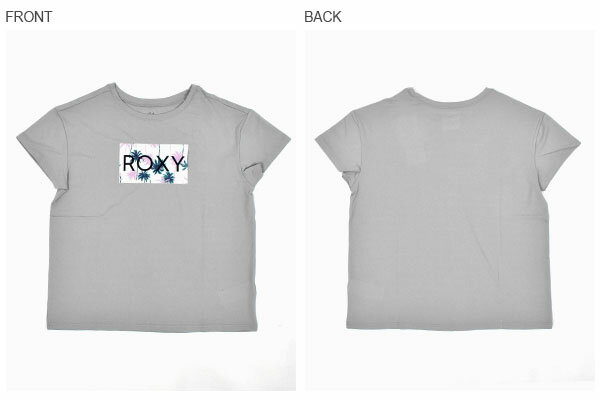 ゆうパケット対応可能！ 40%off 水陸両用 半袖Tシャツ ROXY ロキシー レディース PALM SHADOW TEE 半袖ラッシュガード グレー 灰 UVカット 紫外線対策 Tシャツ ラッシュ ガード サーフィン ボディボード プール リゾート 海水浴 トレーニング アウトドア