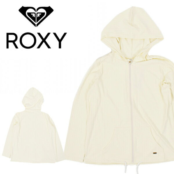 40%off 送料無料 長袖 ラッシュパーカー ROXY ロキシー レディース SURFACE PARKA ホワイト 白 ロゴ 定番 UVカット 紫外線対策 パーカー ラッシュガード ビーチウェア サーフィン 海水浴 プール rly201039