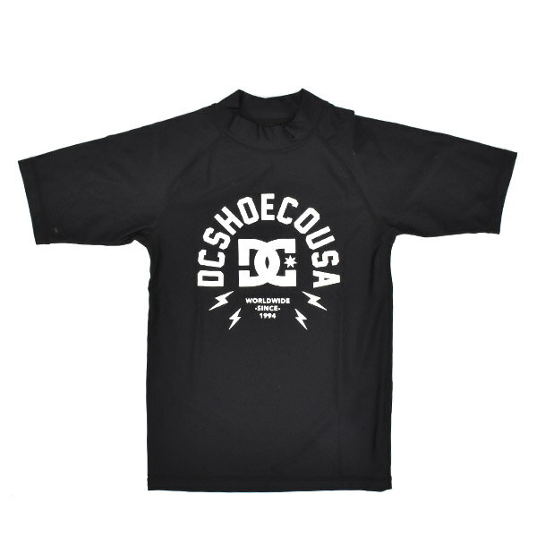 50%off 半額 半袖 ラッシュTシャツ DC Shoes ディーシー シュー キッズ BOYS KD 2WAY RAGLAN SS TEE ブラック 黒 ジュニア 子供 ラッシュガード TEE 水着 UVカット サーフィン ボディボード プール 海水浴 マリンスポーツ アウトドア 7226j076 2