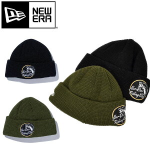 NEW ERA Outdoor ニューエラ アウトドア ニット帽 WAFFLE CUFF KNIT ワッフル カフニット リブ ロゴ フィッシングクラブ ビーニー ニットキャップ 帽子 手洗い可能 UVカット 15%off