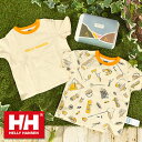 ラスト1点 送料無料 ヘリーハンセン 2点セット 半袖Tシャツ ベビー 子供 キッズ HELLY HANSEN B My First HH Outdoor Print Tee Set マイ ファースト アウトドアプリント ティー セット 箱付き 出産祝い ギフト HB62324