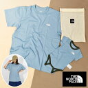 送料無料 2点セット ノースフェイス 半袖Tシャツ ロンパース メンズ レディース キッズ 子供 THE NORTH FACE CR S/S Tee & Baby Rompers Set ショートスリーブ ロンパースセット 収納袋付き ntm12312 2024春夏新色