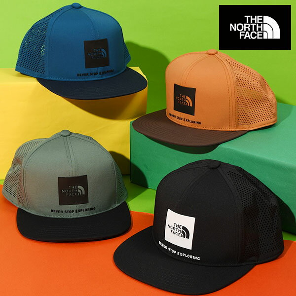 送料無料 ノースフェイス キャップ スクエアロゴ メッシュ THE NORTH FACE Tech Logo Cap テック ロゴキャップ メンズ レディース 帽子 NN02379 2025春夏新色のサムネイル