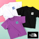 ゆうパケット発送！送料無料 ノースフェイス 半袖Tシャツ ベビー キッズ 子供 THE NORTH FACE B S/S Small Square Logo Tee ショートスリーブ スモール スクエア ロゴ ティー NTB32358 2024春夏新色