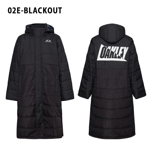 送料無料 ベンチコート OAKLEY オークリー ENHANCE WIND LONG COAT YTR 2.7 キッズ ジュニア 子供 ランニング トレーニング サッカー 防寒 アウター スポーツ 観戦 FOA402904新作 得割24