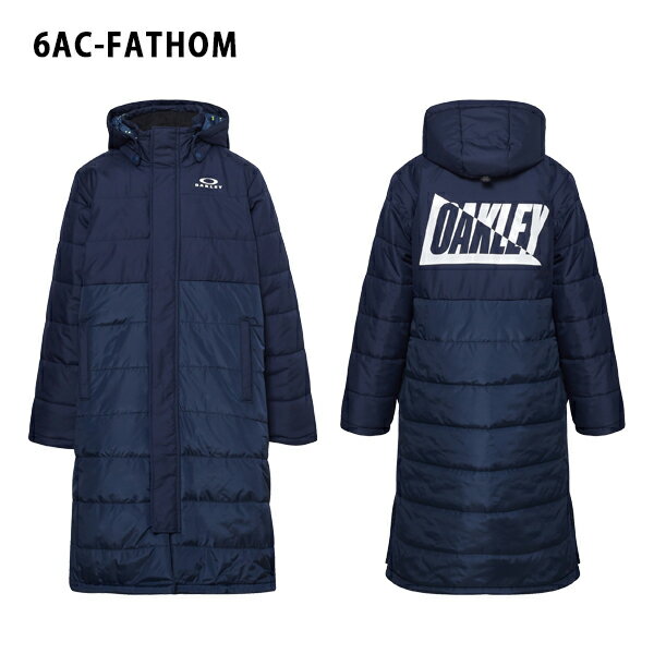 送料無料 ベンチコート OAKLEY オークリー ENHANCE WIND LONG COAT YTR 2.7 キッズ ジュニア 子供 ランニング トレーニング サッカー 防寒 アウター スポーツ 観戦 FOA402904新作 得割24