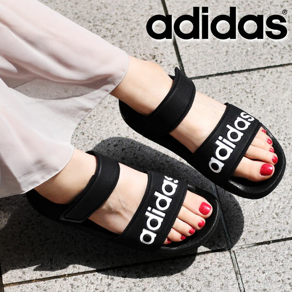 履き心地抜群クラウドフォーム搭載スポーツサンダルアディダスadidasレディースADILETTESANDALKアディレッタサンダ