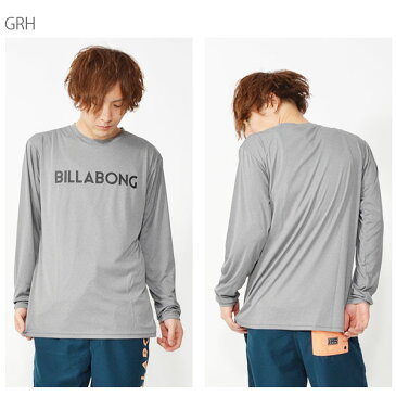 ゆうパケット対応可能！ ビラボン BILLABONG 長袖 ラッシュガード メンズ ロンT 水着 サーフィン ハイブリット 水陸両用 ボディーボード 海 ビーチ 2019春夏新作 ラッシュ Tシャツ AJ011860 AJ011-860 30%off