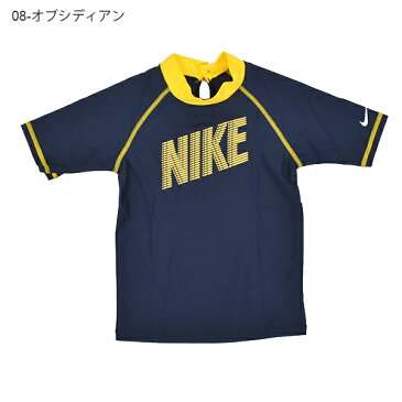 ベビー 半袖 ラッシュガード ナイキ NIKE TODDLER S/S UV ラッシュ ガード 男児 男の子 キッズ ジュニア 子供 UVカット 紫外線対策 水着 スイムウェア 水泳 プール 海水浴 ビーチ スイミング 1981927 2020夏新作