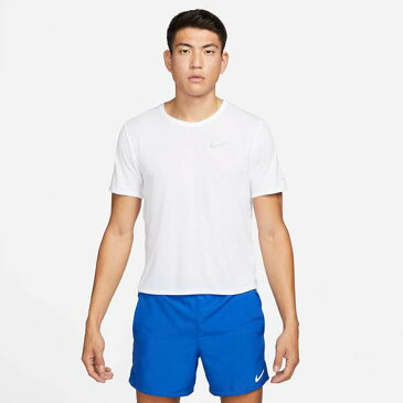 ゆうパケット対応可能!半袖 Tシャツ ナイキ NIKE メンズ DRI-FIT マイラー S/S トップ シャツ ランニングシャツ トレーニングシャツ スポーツウェア ランニング ジョギング ブラック 黒 CU5993