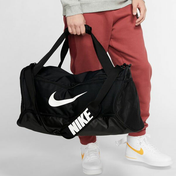 大容量 ダッフルバッグ ナイキ NIKE ブラジリア ダッフル M 60L ボストンバッグ スポーツバッグ ショルダーバッグ バッグ 遠征 合宿 部活 クラブ ジム 旅行 ブラック 黒 BA5955 25%OFF