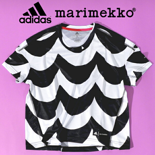 アディダス マリメッコ コラボ 半袖 Tシャツ adidas レディース MARIMEKKO TEE W スポーツウェア スポーツカジュアル 2021秋新作 得割10 BL808