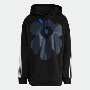 送料無料 アディダス マリメッコ コラボ レディース パーカー adidas W MARIMEKKO フーディー 裏起毛 プルオーバー スウェット ジャージ トレーナー スエット スポーツウェア スポーツカジュアル Unikko ウニッコ 2021秋新作 BG407