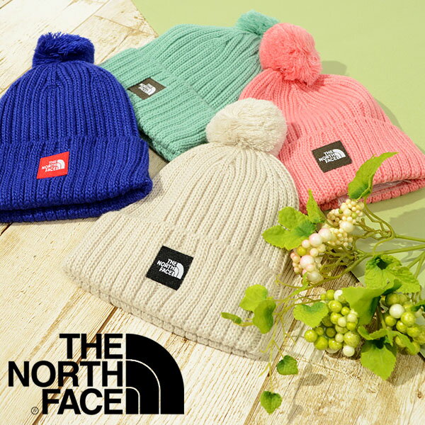 ゆうパケット対応可能！ノースフェイス ポンポン付き ニット帽 キッズ THE NORTH FACE Baby Cappucho Lid ベビー 1歳 2歳 カプッチョリッド ニットキャップ 帽子 子供 2022秋冬新色 防寒 nnb41800