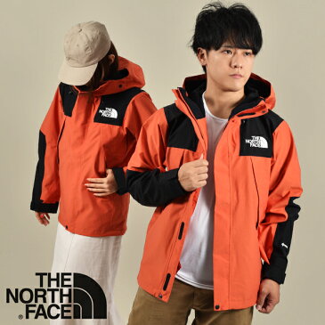 送料無料 ノースフェイス ジャケット メンズ レディース パーカー GORE-TEX マウンテン ジャケット THE NORTH FACE ノースフェイス Mountain Jacket ゴアテックス np61800 BH バーントオーチャー アウトドア 撥水 シェル マウンテンパーカー