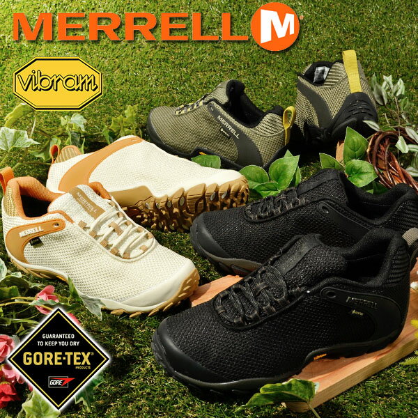 楽天エレファント靴店送料無料 メレル MERRELL シューズ カメレオン ゴアテックス アウトドア レディース CHAMELEON 8 STORM GORE-TEX ビブラムソール ローカット 靴 アウトドアスニーカー ハイキング 2023春夏新色 U033103 U033671 U500377 【あす楽配送】