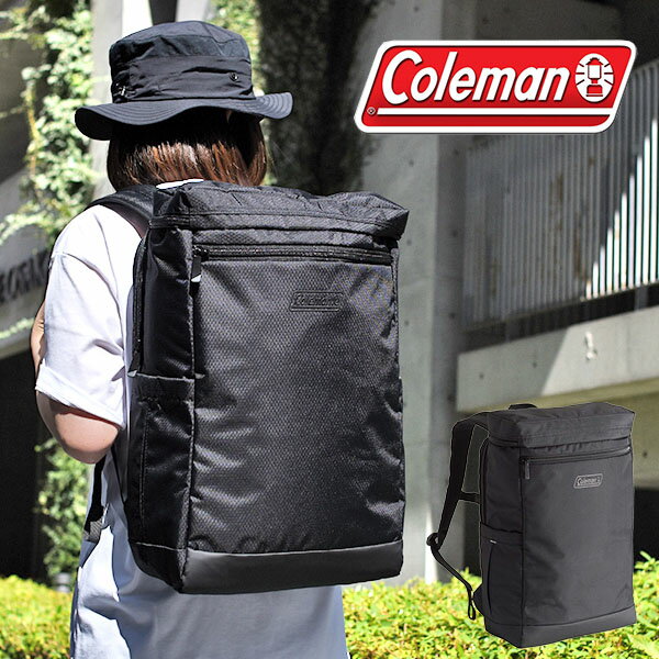 コールマン ビジネスリュック メンズ 送料無料 コールマン バックパック Coleman アウトビズ ボックス 27L メンズ レディース スクエア リュック リュックサック ビジネスリュック ビジネスバッグ バッグ ビジネス 通勤 通学 黒 2185767 2023春夏新作 15%off 【あす楽対応】