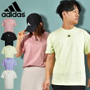 アディダス ペアTシャツ ゆうパケット対応可能！30%off アディダス メンズ レディース 半袖 Tシャツ adidas M ESS FV Tシャツ ワンポイントロゴ スポーツウェア トレーニング ウェア ジム カジュアル L4686