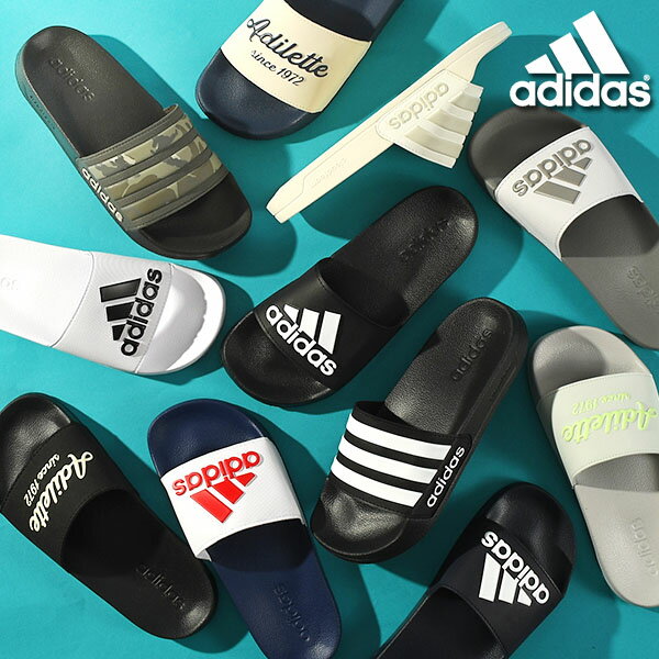 アディダス 履き心地抜群 クラウドフォーム搭載 メンズ レディース サンダル adidas ADILETTE SHOWER U アディレッタ スポーツサンダル シャワーサンダル スポーツ ジム 2024春夏新色 GW8747 G…