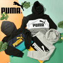 現品のみ 32%off プーマ キッズ スウェット パーカー PUMA ESS+ カラーブロック フーディースウェット FL ジュニア 子供 プルオーバー 裏起毛 ジャージ トレーナー スエット 子供服 2023秋冬新…