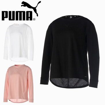 プーマ レディース 長袖 Tシャツ PUMA ACTIVE+ LS Tシャツ ロンT ワンポイント ロゴ スポーツウェア トレーニング ジム フィットネス ヨガ 2022秋新作 671883