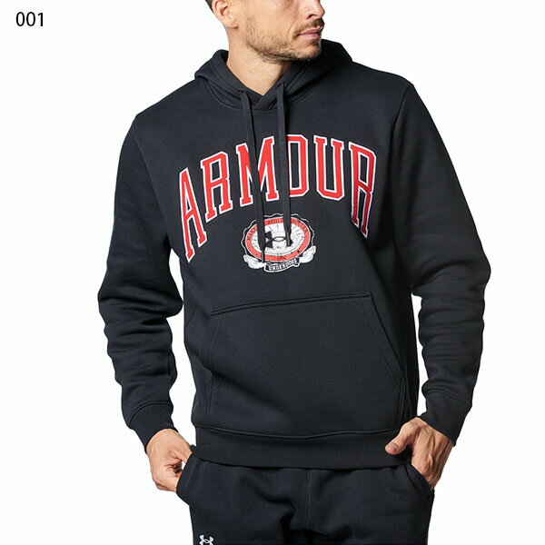 得割41 送料無料 パーカー メンズ アンダーアーマー UNDER ARMOUR UA COLLEGIATE FLEECE HD プルオーバー フリース フーディー スウェット トレーナー 長袖 トレーニング スポーツ ウェア 大きいサイズ 1381332