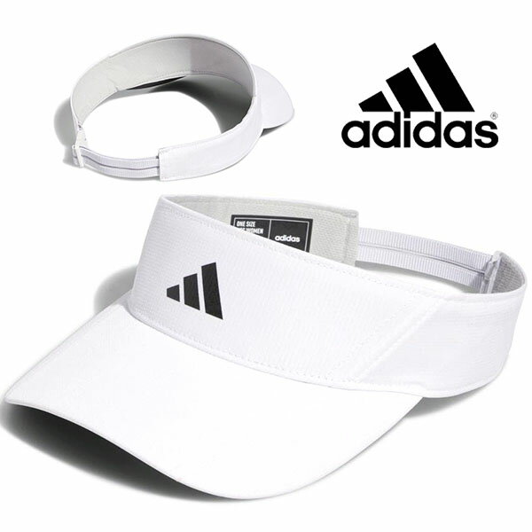 送料無料 アディダス ゴルフ キャップ adidas GOLF レディース サンバイザー CAP 帽子 ゴルフウェア コンペ 景品 プレゼント ENJ04 HT3344 得割20