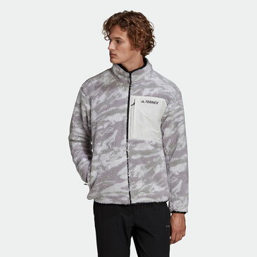 現品のみ 半額 51%OFF 送料無料 リバーシブル フリースジャケット アディダス adidas メンズ XPLR SHERPA F アウター ジャンパー 裏起毛 アウトドア ジャケット 防寒 グレー IZG36