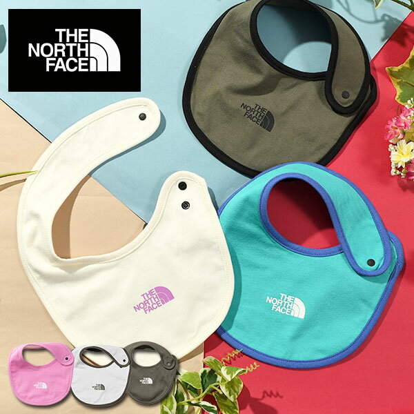 ゆうパケット対応可能！ ノースフェイス 子供 スタイ 赤ちゃん THE NORTH FACE キッズ Baby Bib ベビービブ よだれかけ 前掛け NNB72314 2024春新色のサムネイル