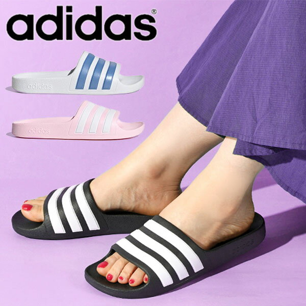 レディース キッズ スポーツサンダル アディダス adidas 男の子 女の子 ジュニア 子供 ADILETTE AQUA K アディレッタアクア シャワーサンダル サンダル ビーチサンダル アウトドア プール 海 水遊び 海水浴 ビーサン 2024春夏新色 F35556 HP7603 FY8072